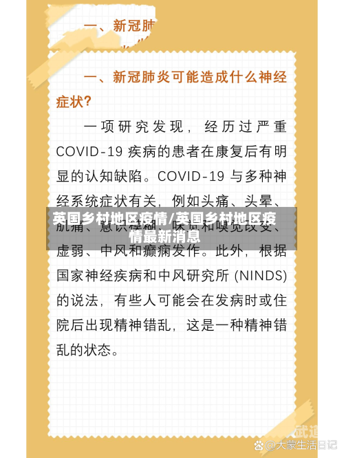 英国乡村地区疫情/英国乡村地区疫情最新消息