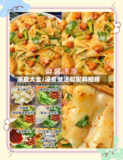 凉皮大全/凉皮做法和配料视频