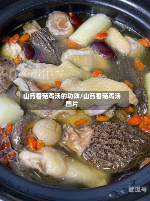 山药香菇鸡汤的功效/山药香菇鸡汤图片