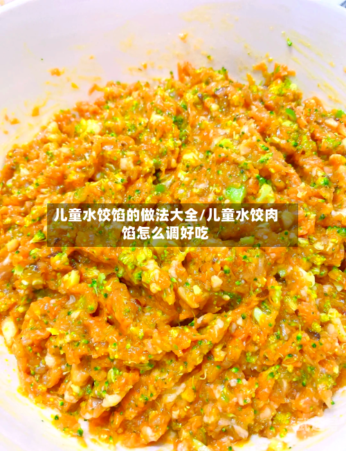 儿童水饺馅的做法大全/儿童水饺肉馅怎么调好吃