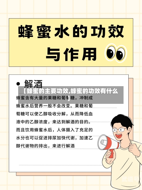 【蜂蜜的主要功效,蜂蜜的功效有什么】