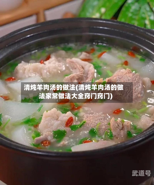 清炖羊肉汤的做法(清炖羊肉汤的做法家常做法大全窍门窍门)