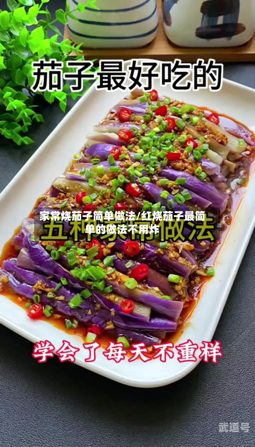 家常烧茄子简单做法/红烧茄子最简单的做法不用炸