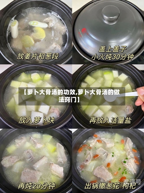 【萝卜大骨汤的功效,萝卜大骨汤的做法窍门】