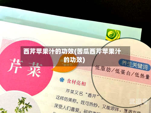 西芹苹果汁的功效(苦瓜西芹苹果汁的功效)