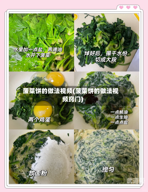 菠菜饼的做法视频(菠菜饼的做法视频窍门)