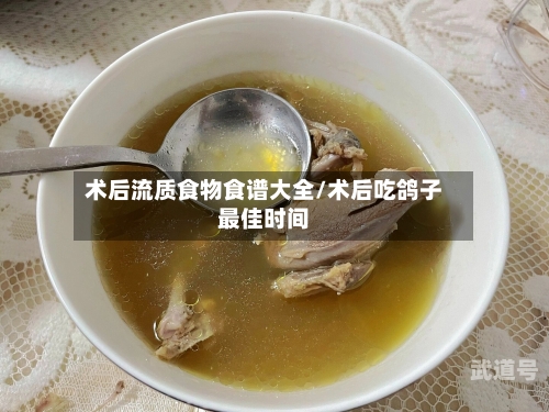 术后流质食物食谱大全/术后吃鸽子最佳时间