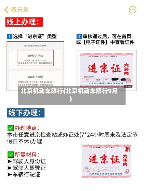 北京机动车限行(北京机动车限行9月)
