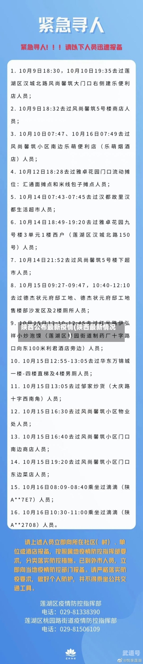 陕西公布最新疫情(陕西最新情况)