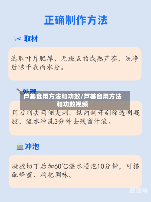 芦荟食用方法和功效/芦荟食用方法和功效视频
