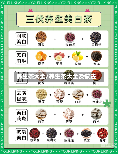 养生茶大全/养生茶大全及做法