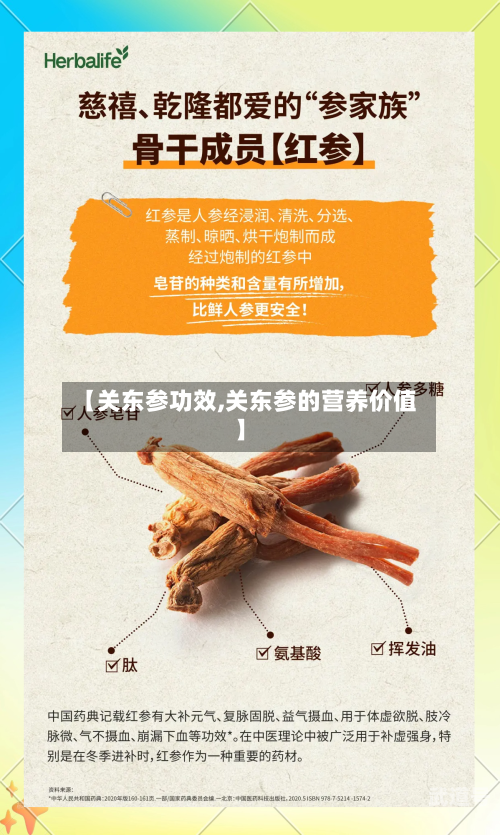 【关东参功效,关东参的营养价值】
