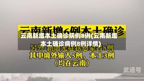 云南新增本土确诊病例8例(云南新增本土确诊病例8例详情)