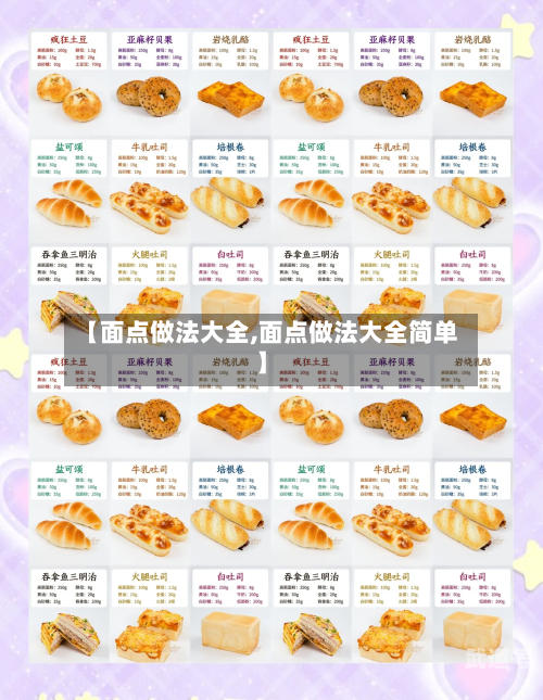 【面点做法大全,面点做法大全简单】