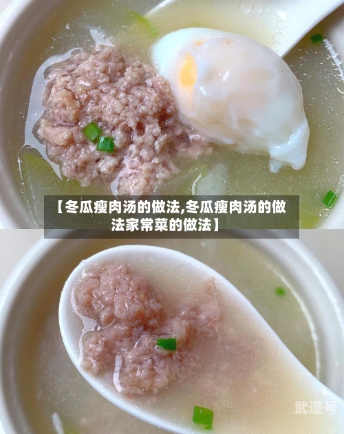 【冬瓜瘦肉汤的做法,冬瓜瘦肉汤的做法家常菜的做法】