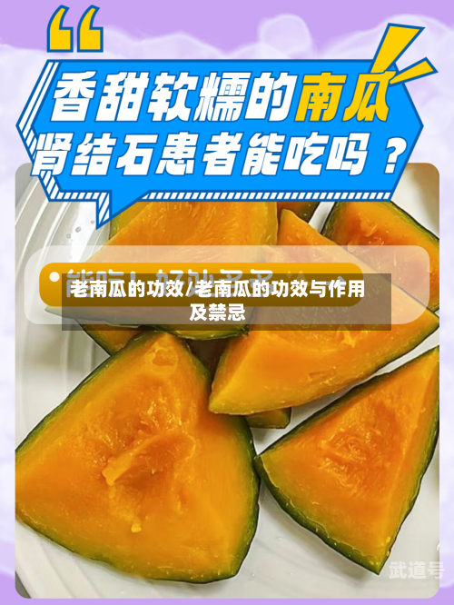 老南瓜的功效/老南瓜的功效与作用及禁忌