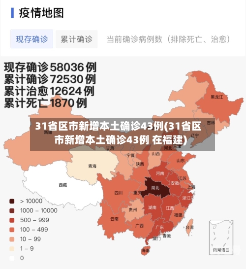 31省区市新增本土确诊43例(31省区市新增本土确诊43例 在福建)
