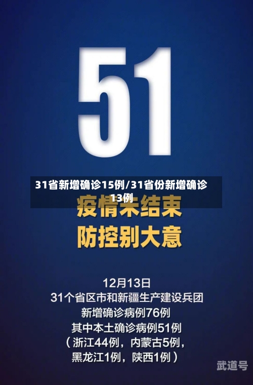 31省新增确诊15例/31省份新增确诊13例