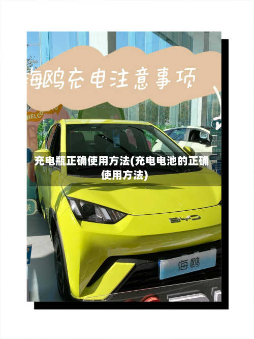 充电瓶正确使用方法(充电电池的正确使用方法)-第3张图片