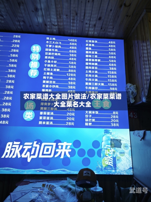 农家菜谱大全图片做法/农家菜菜谱大全菜名大全