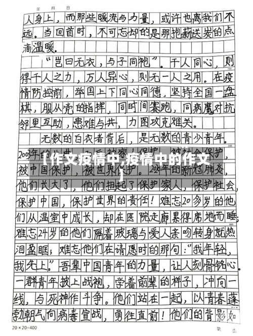 【作文疫情中,疫情中的作文】