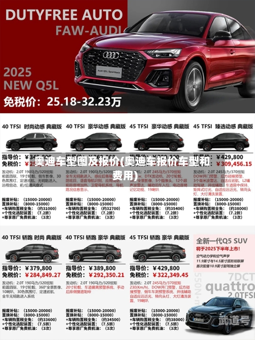 奥迪车型图及报价(奥迪车报价车型和费用)