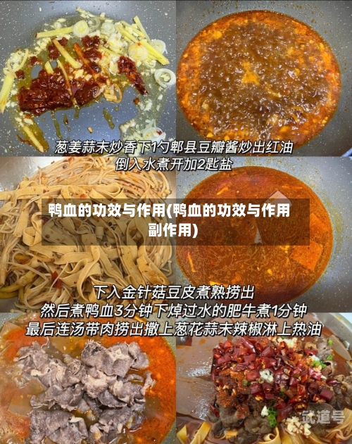 鸭血的功效与作用(鸭血的功效与作用副作用)