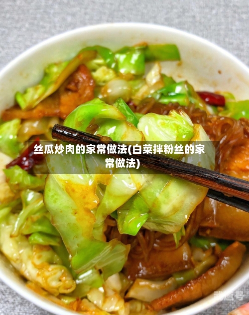 丝瓜炒肉的家常做法(白菜拌粉丝的家常做法)