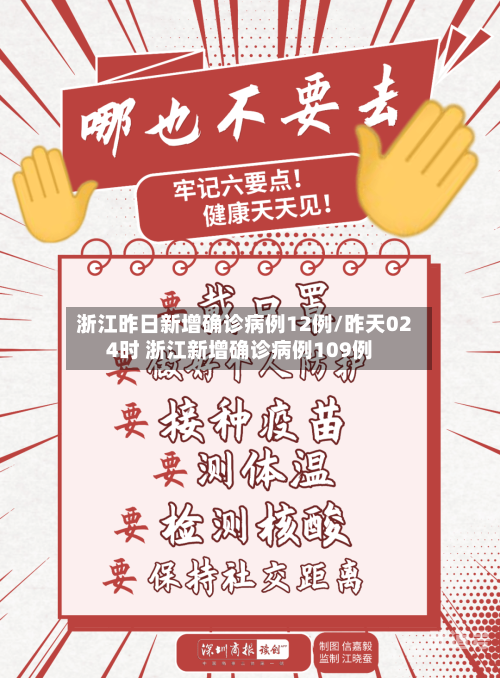 浙江昨日新增确诊病例12例/昨天024时 浙江新增确诊病例109例