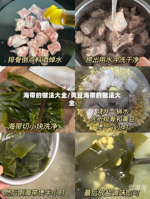 海带的做法大全/黄豆海带的做法大全