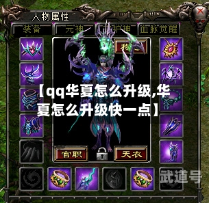 【qq华夏怎么升级,华夏怎么升级快一点】