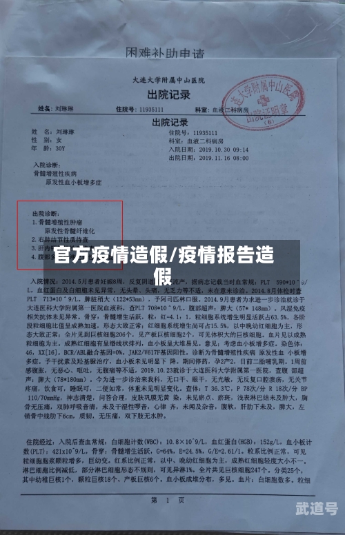 官方疫情造假/疫情报告造假
