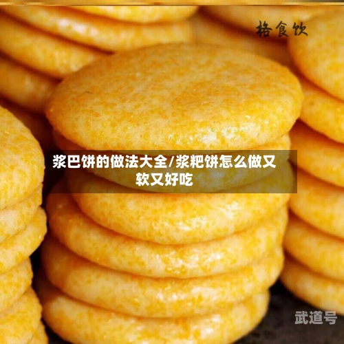 浆巴饼的做法大全/浆粑饼怎么做又软又好吃