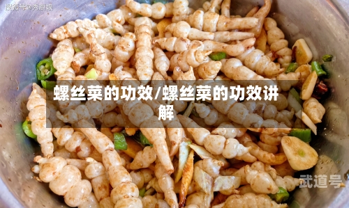 螺丝菜的功效/螺丝菜的功效讲解