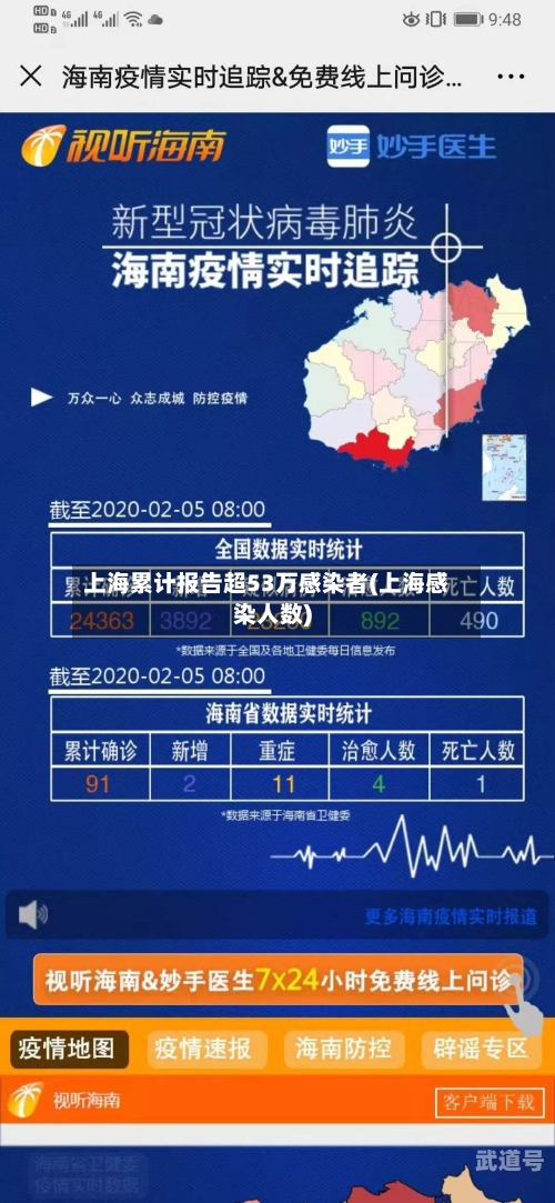 上海累计报告超53万感染者(上海感染人数)