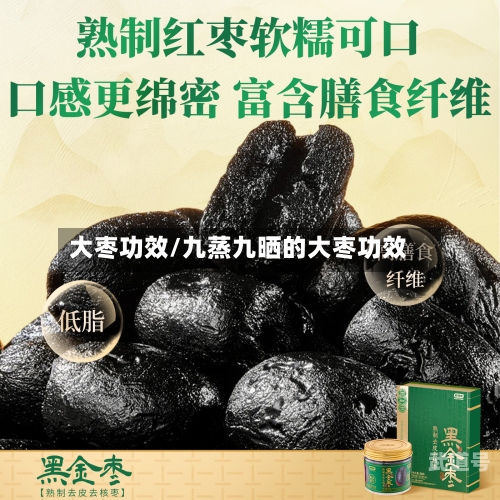 大枣功效/九蒸九晒的大枣功效