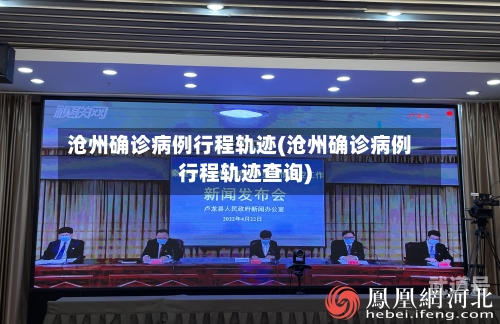 沧州确诊病例行程轨迹(沧州确诊病例行程轨迹查询)